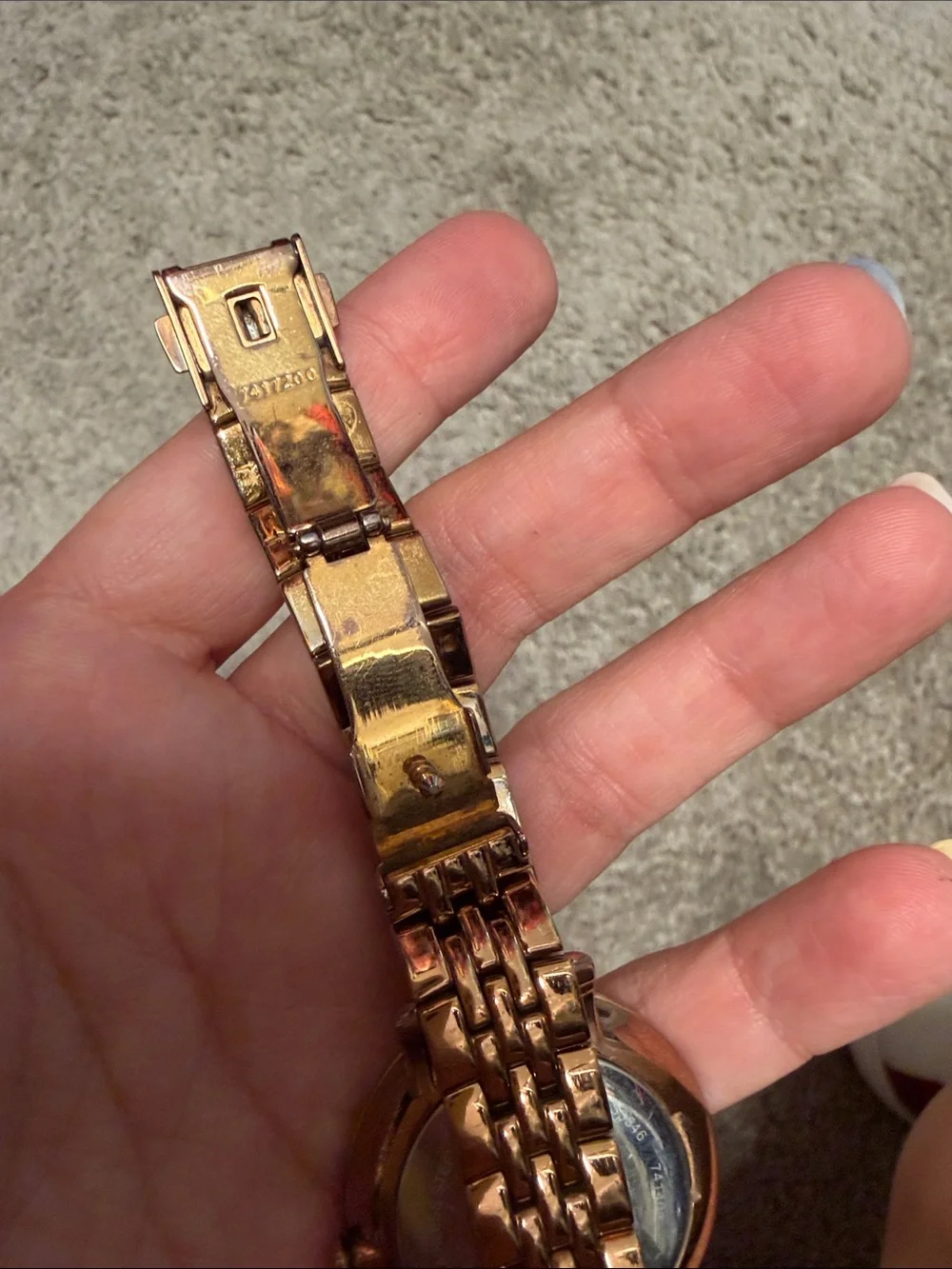 Fossil Rose Gold Crystal Accent Women's Watch